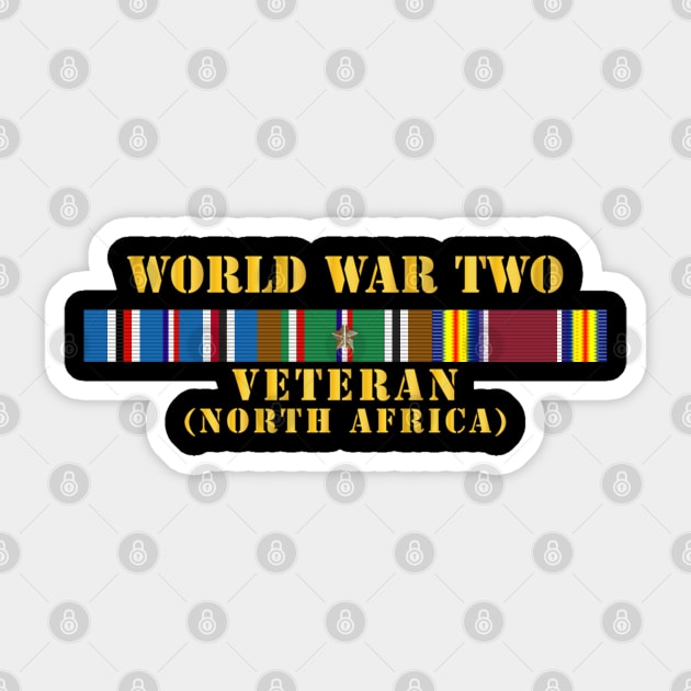 WWII Veteran w NORTH AF SVC Sticker by twix123844